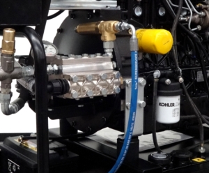 Bomba udor sobre motor Kohler